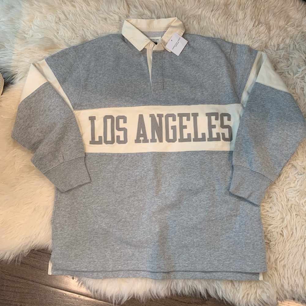 AE 🤾🏼‍♀️ Rugby Style Collard Sweatshirt